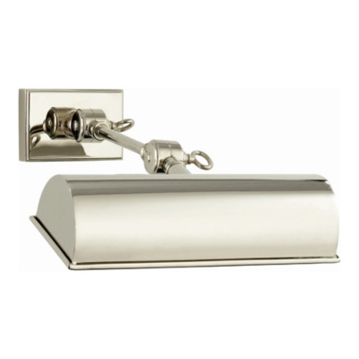 Anette Small Picture Lamp in Polished Nickel
