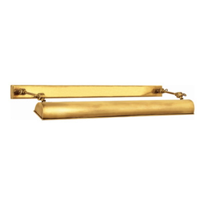 Anette Large Picture Light in Natural Brass