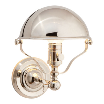 Singleton Sconce in Polished Nickel