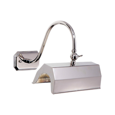 Willoughby Small Picture Light in Polished Nickel