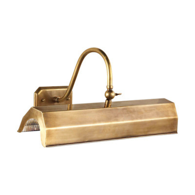Willoughby Medium Picture Light in Natural Brass