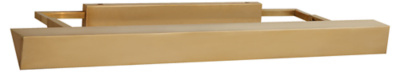 Langham Medium Picture Light in Natural Brass