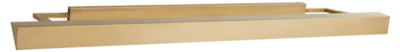 Langham Large Picture Light in Natural Brass