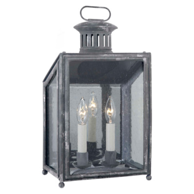 Mills Small Wall Lantern in Garden Zinc