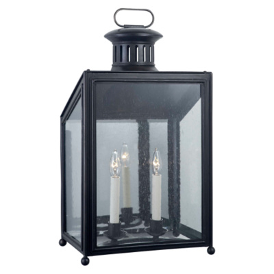 Mills Medium Wall Lantern in Aged Iron