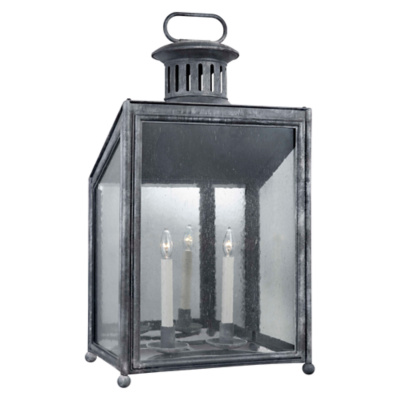 Mills Large Wall Lantern in Garden Zinc