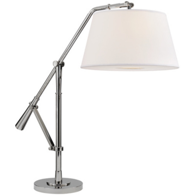 Nolan Loft Table Lamp in Polished Nickel