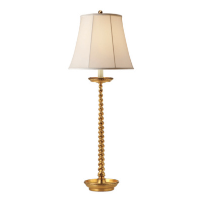 Leyton Table Lamp in Natural Brass