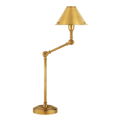 Anette Table Lamp in Natural Brass