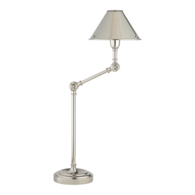 Anette Table Lamp in Polished Nickel
