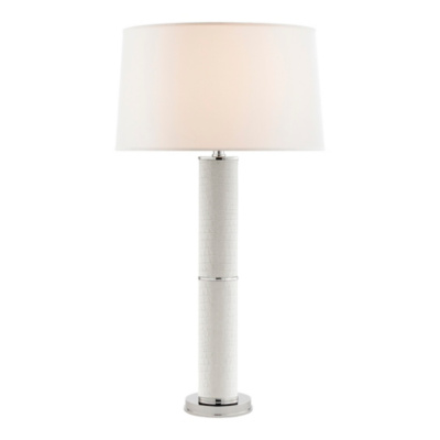 Upper Fifth Table Lamp - Ivory Croc