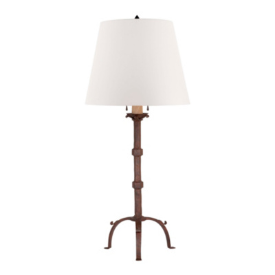 Robertson Table Lamp in Natural Rust