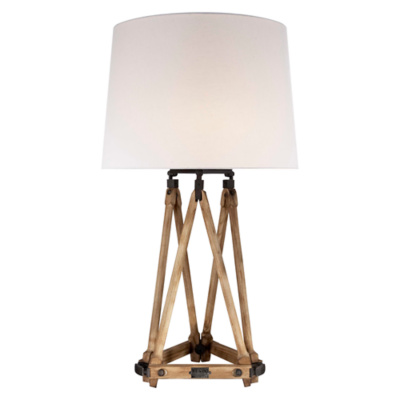 Quincy Table Lamp in Vintage Oak