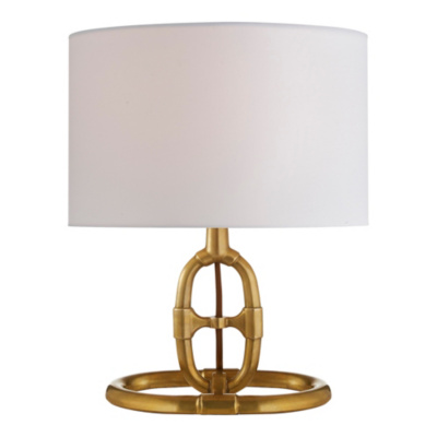 Jasper Accent Lamp in Antique Brass