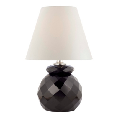 Daniela Accent Lamp in Black Crystal