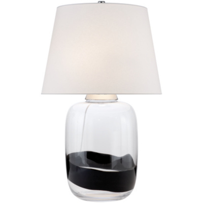 Adela Table Lamp with Black Stripe