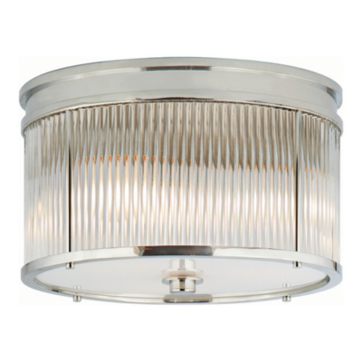 Allen Flush Mount in Polished Nickel
