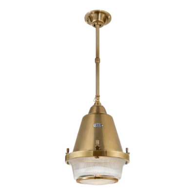 Grant Medium Pendant - Natural Brass