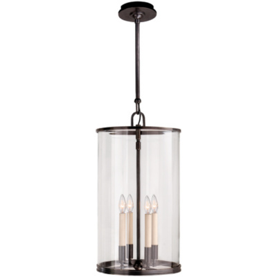 Modern Large Lantern in Bronze