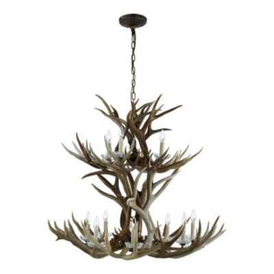 Straton Double Tier Chandelier - Natural