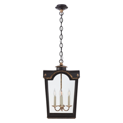 Brinkley Small Lantern in Old Black Tole