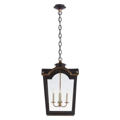 Brinkley Large Lantern in Old Black Tole