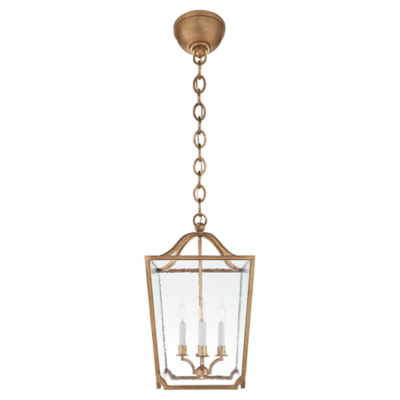 Beatrice Small Lantern in Gilded Iron