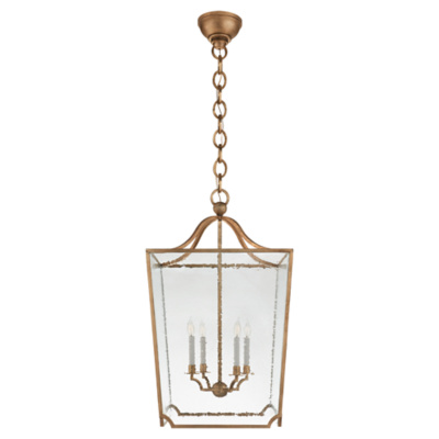 Beatrice Large Lantern in Gilded Iron