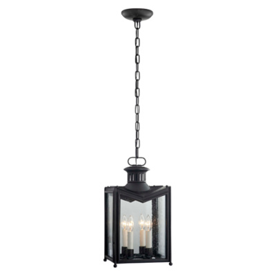 Mills Small Hanging Lantern in Aged Iron