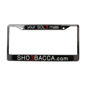 SHOEBACCA License Plate Frame