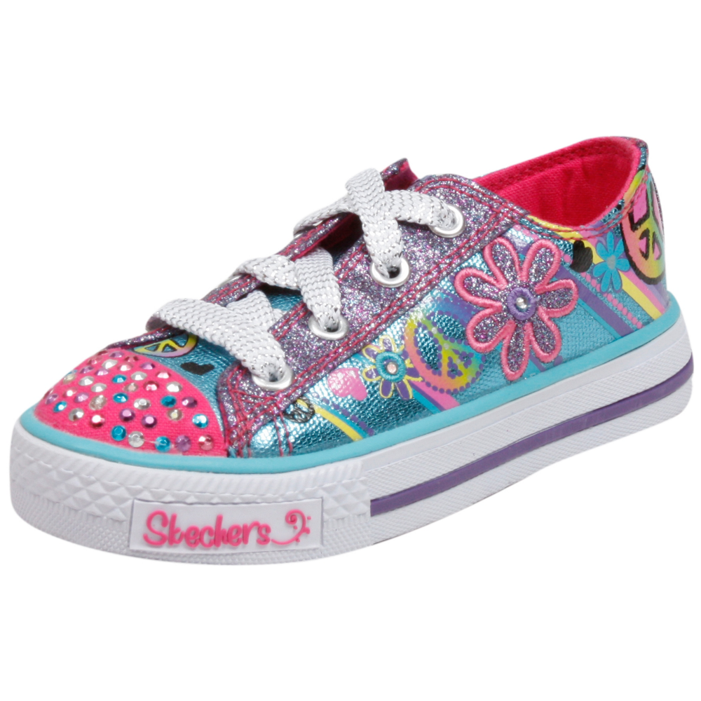 Skechers Lights- Shuffles - Jump N Joy Casual Shoe - Toddler,Youth - ShoeBacca.com