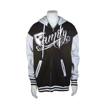 Famous Stars and Straps Collegiate Full-Zip Hood - 103151-BLK