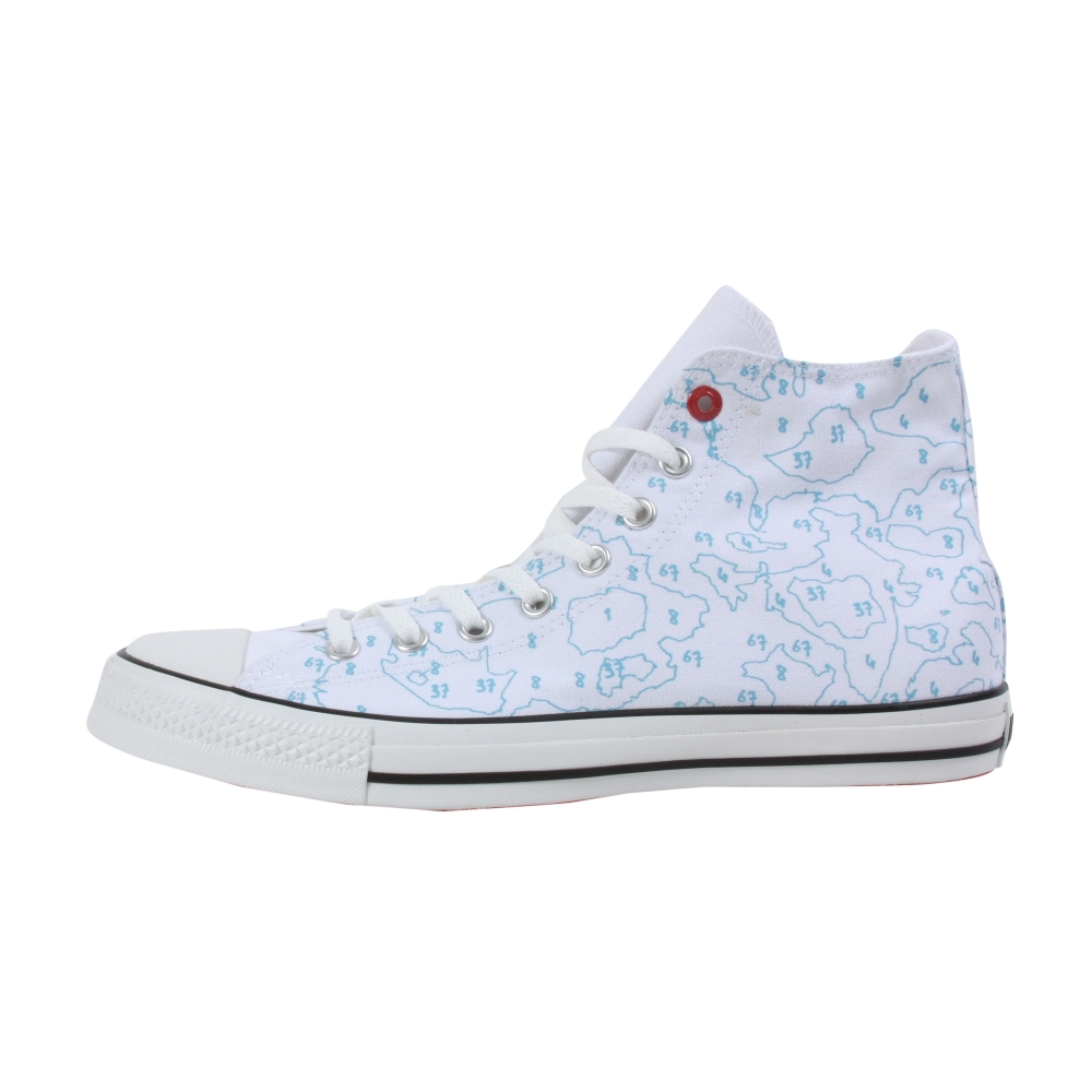 Converse (PRODUCT) Red Chuck Taylor All Star 100 Paints Hi Retro Shoes - Unisex - ShoeBacca.com