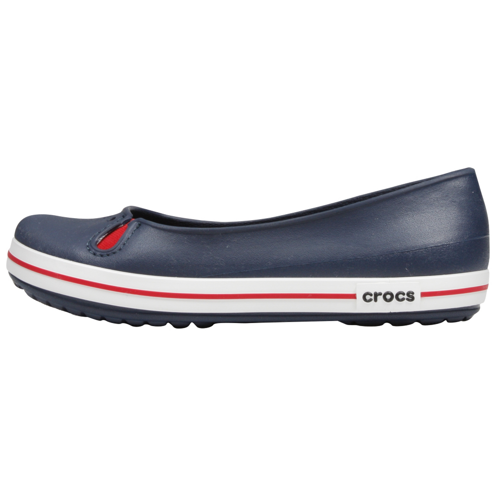 Crocs Crocband Flat Womens Flats Shoe - Women - ShoeBacca.com
