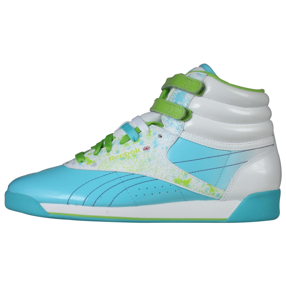 Reebok Freestyle Hi Liquid Spring Splatter Retro Shoes - Women - ShoeBacca.com