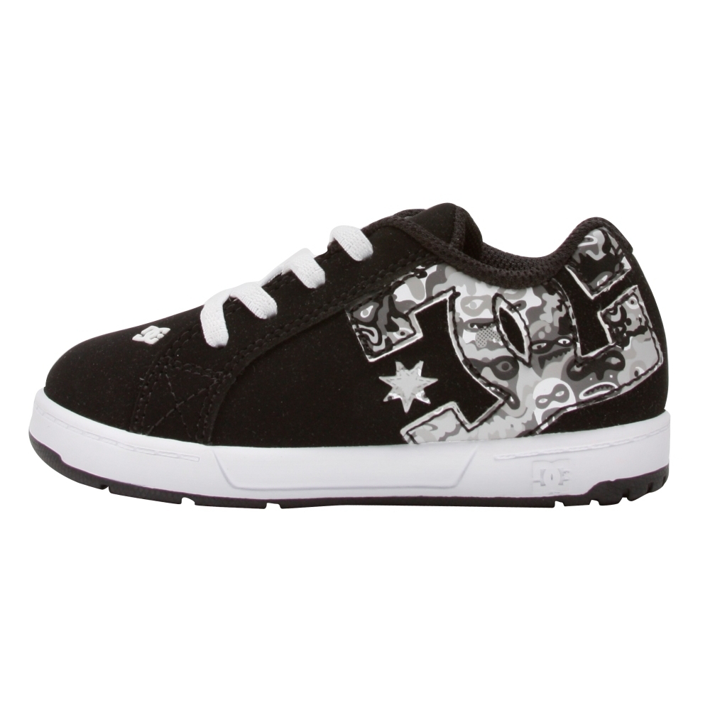 DC Court Graffik Elastic Skate Shoes - Toddler - ShoeBacca.com