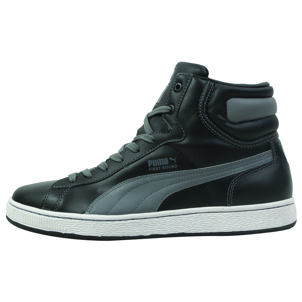 Puma First Round Leather Retro Shoes - Men - ShoeBacca.com