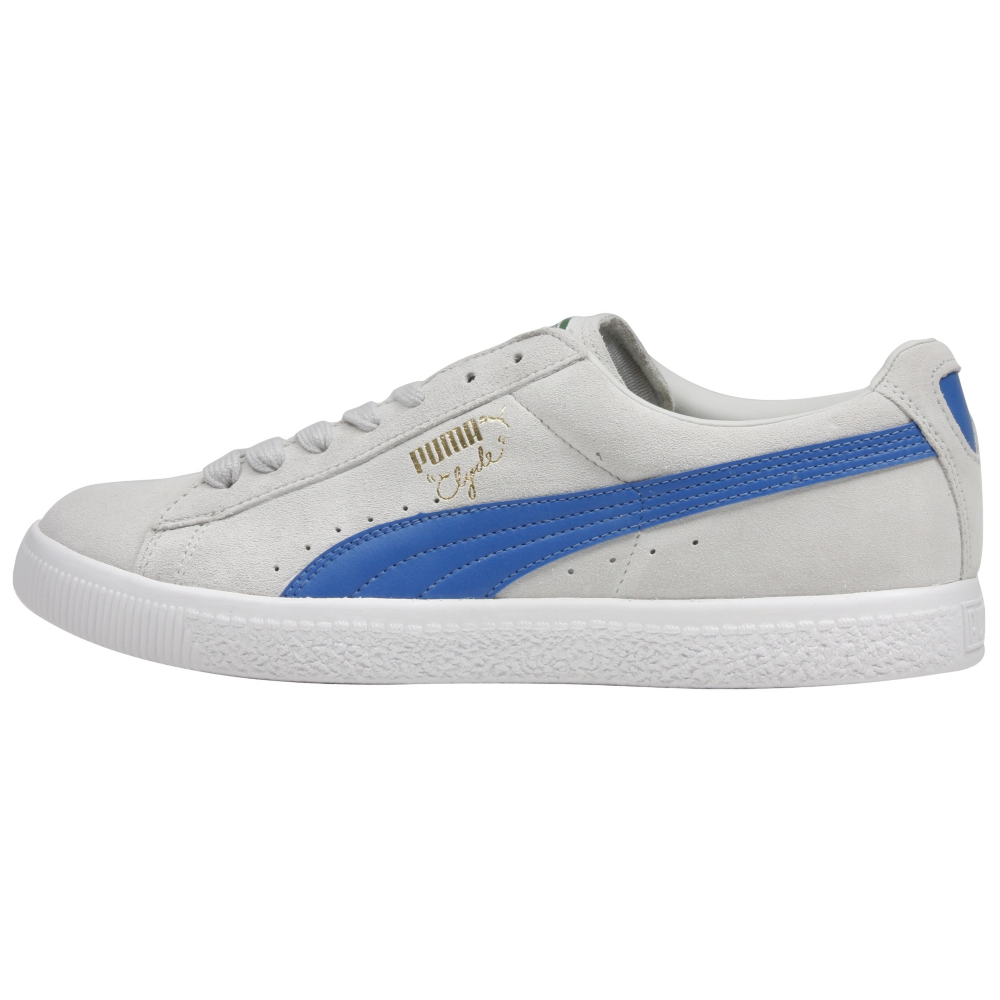 Puma Clyde Scrip Suede Athletic Inspired Shoe - Men - ShoeBacca.com