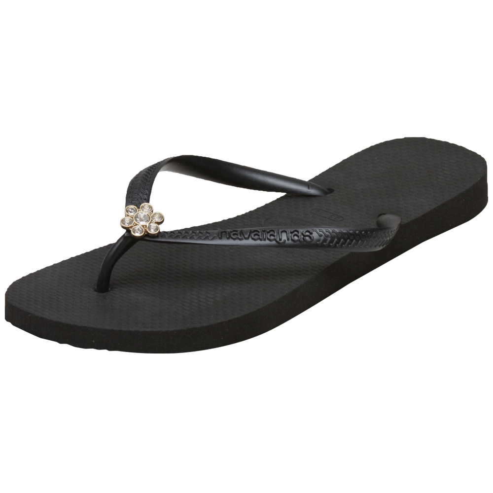 Havaianas Slim Crystal Flower Sandals - Women - ShoeBacca.com