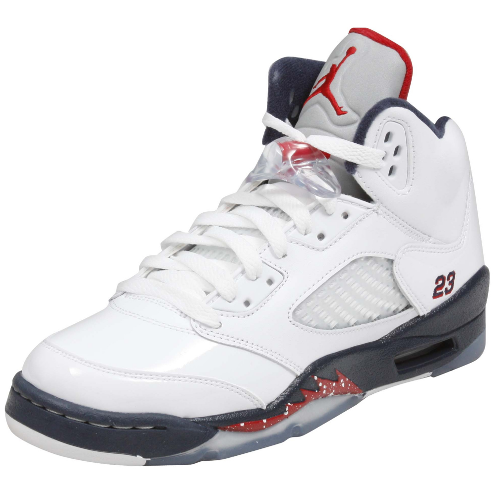 Nike AIR JORDAN 5 RETRO (GS) Athletic Inspired Shoe - Youth - ShoeBacca.com