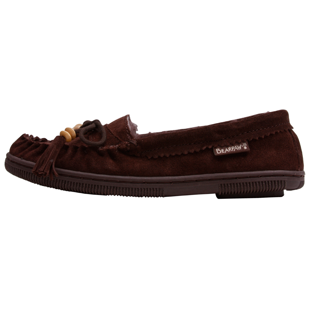Bearpaw Moc Fringe Slip-On Shoes - Women - ShoeBacca.com
