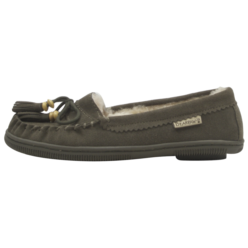 Bearpaw Moc Fringe Slip-On Shoes - Women - ShoeBacca.com