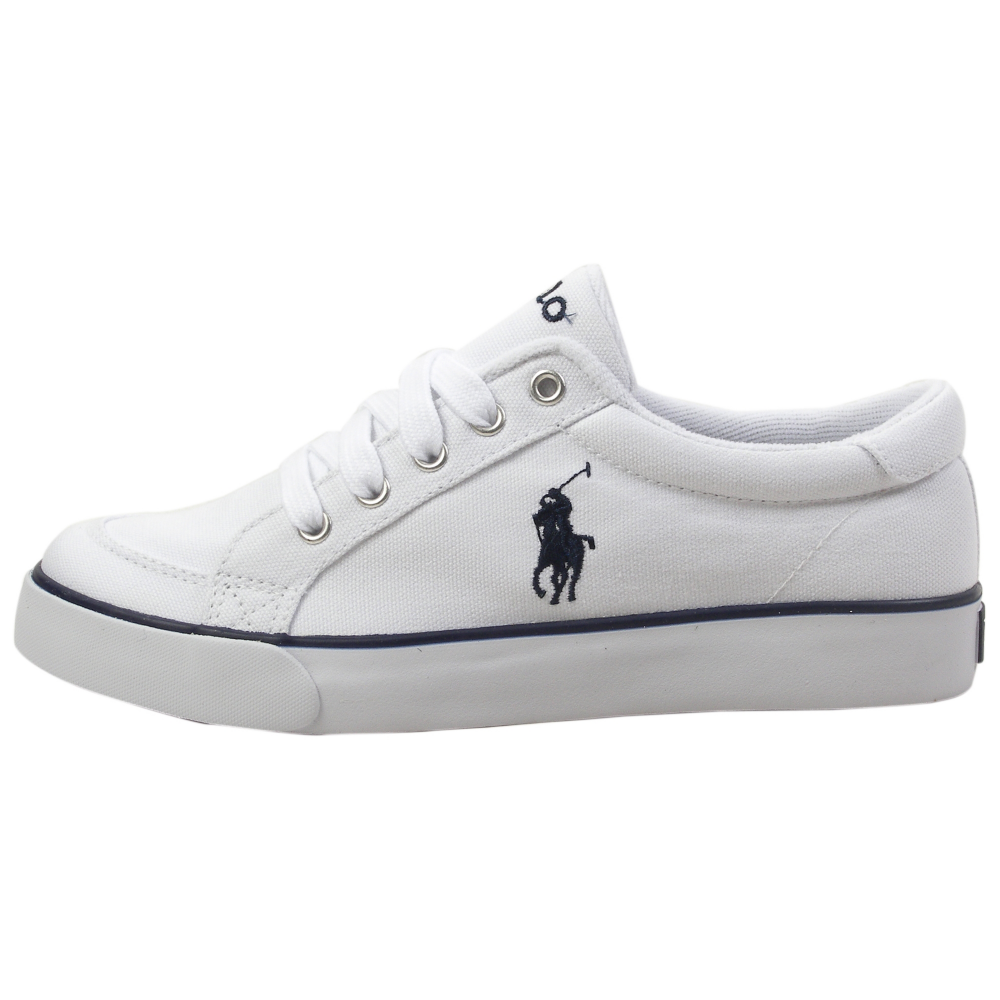 Ralph Lauren White Brisbane Athletic Inspired Shoes - Kids,Men,Toddler - ShoeBacca.com