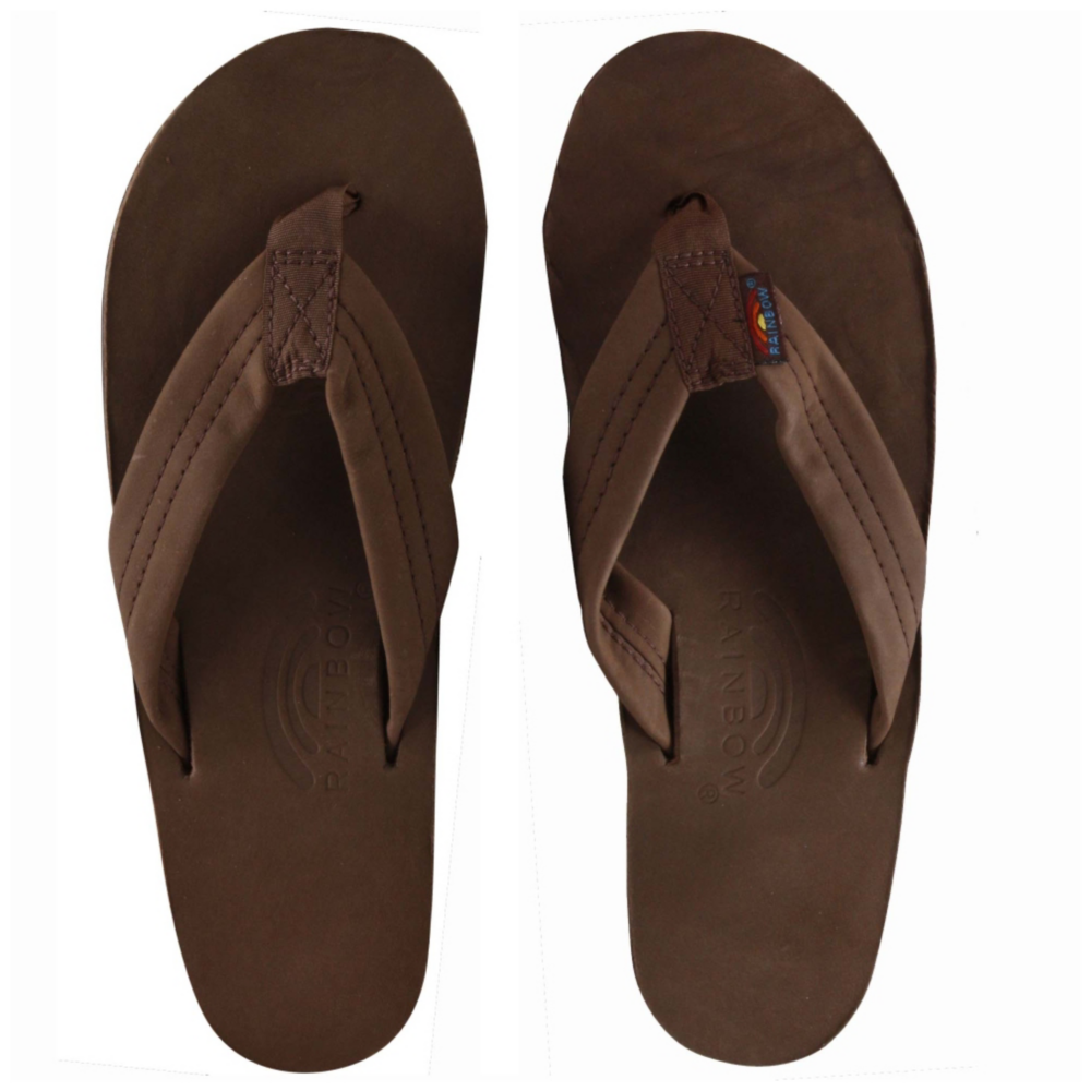 Rainbow Premium Leather Double Layer Sandals Shoe - Women - ShoeBacca.com
