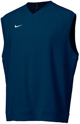 Baseball Nike Adult Knit Vest Pullover Large Dark Green