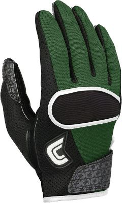 Cutters Adult Home Drk Grn C-Tack Receiver Gloves