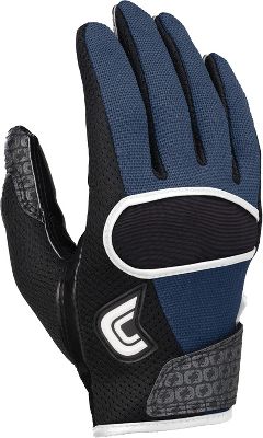 Cutters Adult Home Navy C-Tack Receiver Gloves