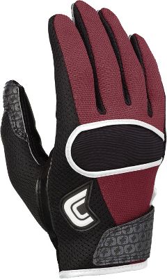 Cutters Youth Home Maroon C-Tack Receiver Gloves