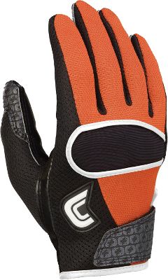 Cutters Youth Home Orange C-Tack Receiver Gloves
