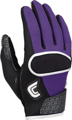 Cutters Youth Home Purple C-Tack Receiver Gloves